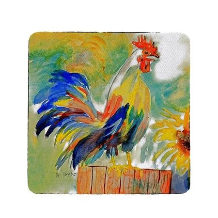 BETSY DRAKE Betsy Drake CT265 Rooster Coaster - Set of 4 CT265